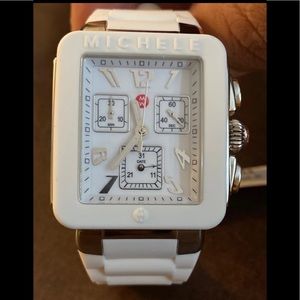 MICHELE Women's Park Jelly Bean White Watch